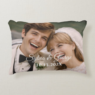 Personalisiertes Erinnerungsstück 50. Hochzeitstag Dekokissen