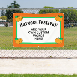 Personalisiertes Erntefestival Banner