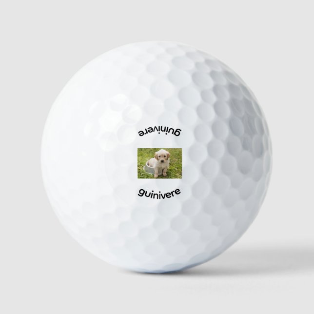 Personalisiertes Ersetzen von Bildern Golfball (Vorderseite)