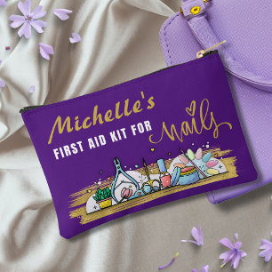 Personalisiertes Erste-Hilfe-Kit für Nägel-Zubehör Zubehörtasche