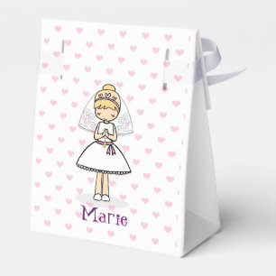 Personalisiertes erstes Kommunions-Tagesmädchen Geschenkschachtel