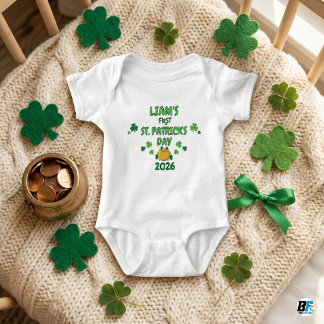 Personalisiertes erstes St. Patrick's Day 2026 Top