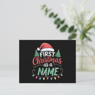 Personalisiertes erstes Weihnachten als Familie pa