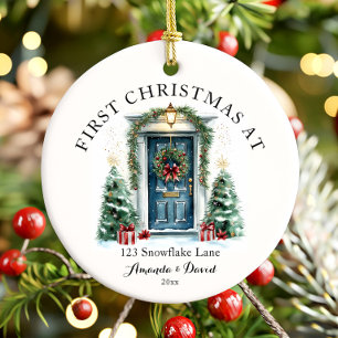 Personalisiertes erstes Weihnachten in unserem neu Keramik Ornament