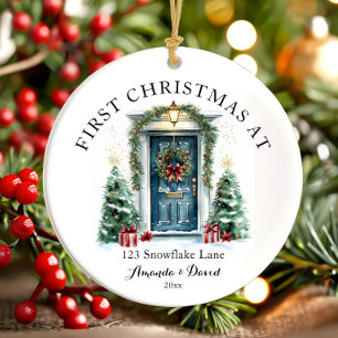 Personalisiertes erstes Weihnachten in unserem neu Keramik Ornament