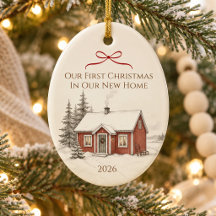Personalisiertes erstes Weihnachten Neues Zuhause
