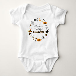 Personalisiertes erstes, wunderschönes Halloween! Baby Strampler