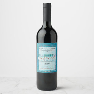 personalisiertes Etikett für hausgemachten Wein