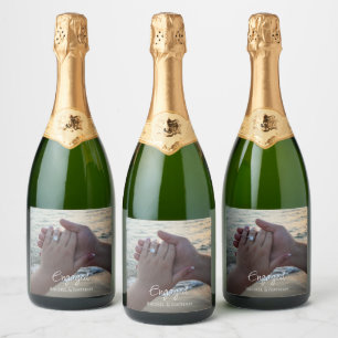 Personalisiertes Etikett für Sprudelwein-Flaschen