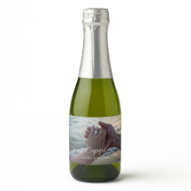 Personalisiertes Etikett für Sprudelwein-Flaschen