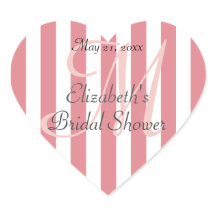 Personalisiertes Etikett mit rosa Streifen