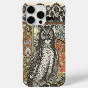 Personalisiertes Eulen-Damaskus-iPhone 5c Hülle