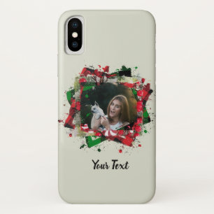 Personalisiertes Familien-Haustier-Foto Weihnachte Case-Mate iPhone Hülle