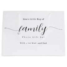 Personalisiertes Familienfoto-Andenken-Geschenkset