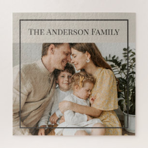 Personalisiertes Familienfoto   Benutzerdefinierte Puzzle