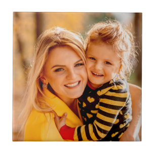 Personalisiertes Familienfoto-Erinnerungsgeschenk Fliese