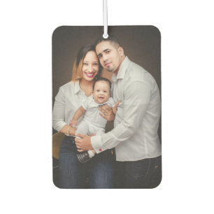Personalisiertes Familienfoto nach Maß Autolufterfrischer
