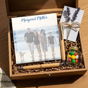 Personalisiertes Familienfoto Notizblock