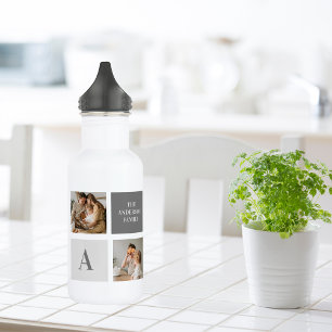 Personalisiertes Familiengeschenk Edelstahlflasche