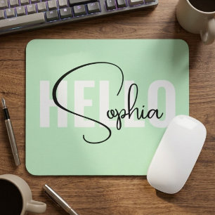 Personalisiertes Familiennamensgeschenk Einzigar Mousepad
