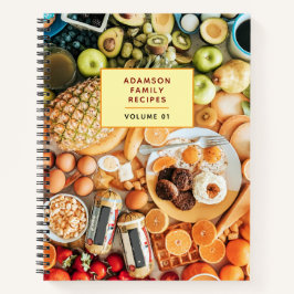 Personalisiertes Familienrezeptbuch. | Küche Notizbuch
