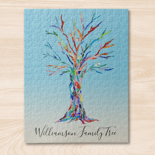 Personalisiertes Familienstammbaum-Puzzle Puzzle