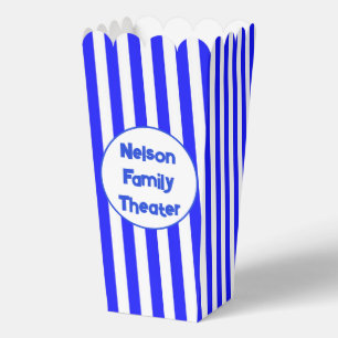 Personalisiertes Familientheater Popcorn Geschenkschachtel