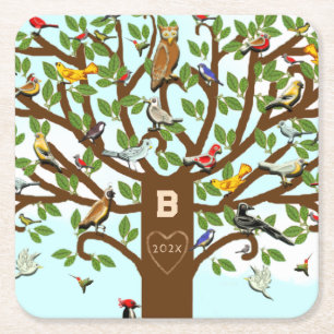 Personalisiertes Familientreffen Rechteckiger Pappuntersetzer