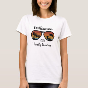 Personalisiertes Familienurlaub T-Shirt