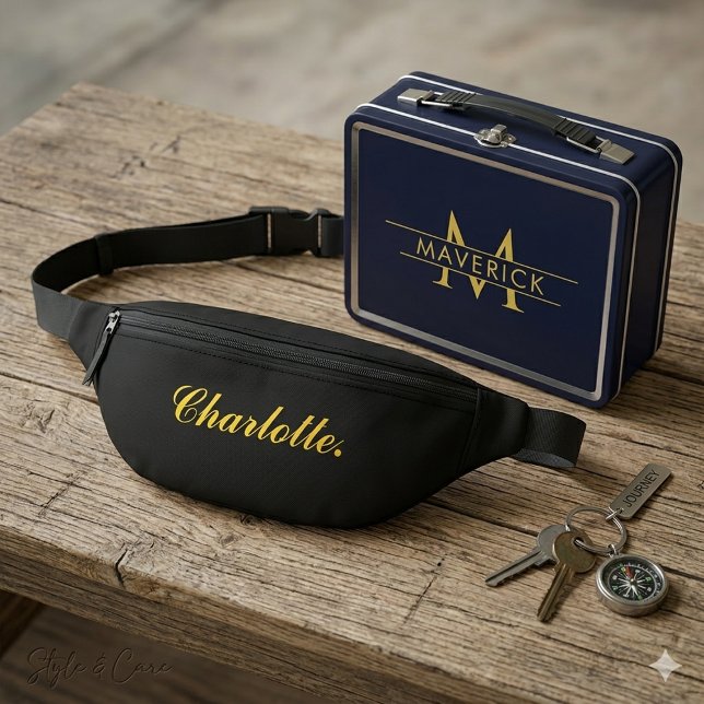 Personalisiertes Fanny Pack mit Ihrem Individuelle Bauchtasche (Personalized Fanny Pack Featuring Your Custom Name)