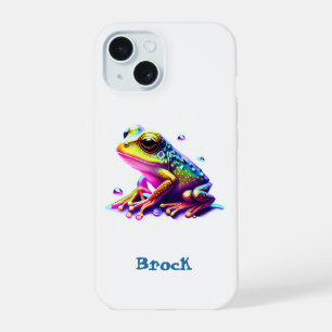 Personalisiertes fantastisches Frosch-Handygehäuse iPhone 15 Hülle