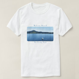Personalisiertes farbenfrohe BootsApparel Pontoon T-Shirt
