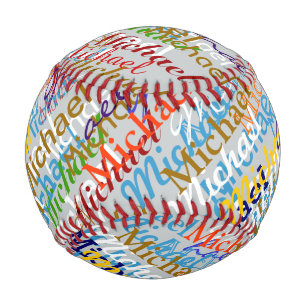 personalisiertes Farbmuster Baseball