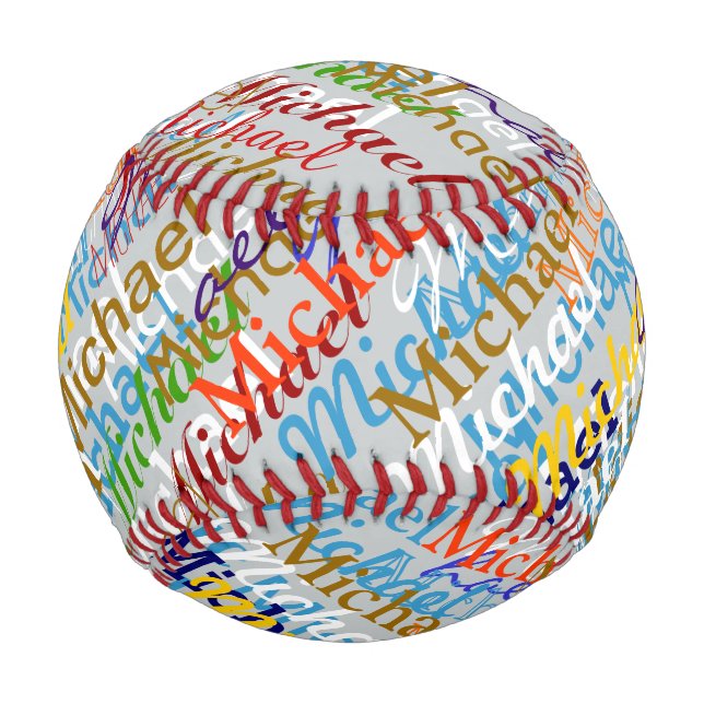 personalisiertes Farbmuster Baseball (Vorderseite)