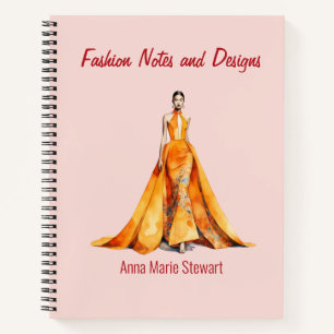 Personalisiertes Fashion Sketch Buch