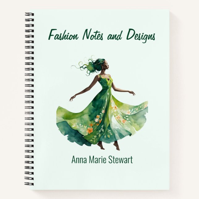 Personalisiertes Fashion Sketch Buch (Vorderseite)