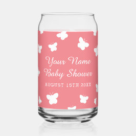 Personalisiertes Federbaby Dusche Party kann Brill Dosenglas