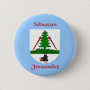Personalisiertes Fernandez Historisches Schild Button