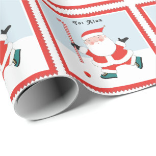 Personalisiertes Field-Hockey-Weihnachtsgeschenk Geschenkpapier