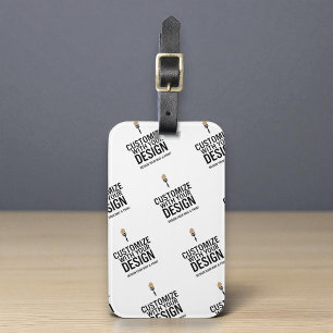 Personalisiertes Firmen-Branding Minimalistisches Gepäckanhänger