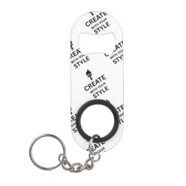 Personalisiertes Firmen-Schlüsselanhänger im minim Mini Flaschenöffner