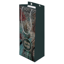 Personalisiertes Firmenlogo | Eigene Markenverpack Geschenktüte Für Weinflaschen