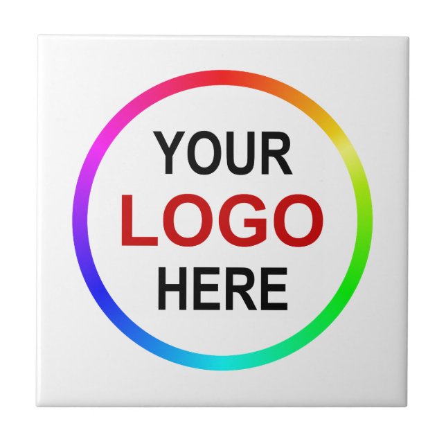 Personalisiertes Firmenlogo Fliese (Vorderseite)