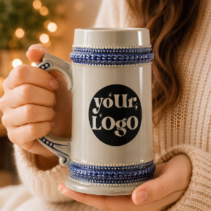 Personalisiertes Firmenlogo gebrandet Bierglas