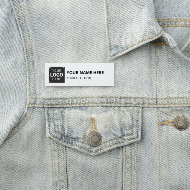 Personalisiertes Firmenlogo Geschäft Namensschild (Beispiel)