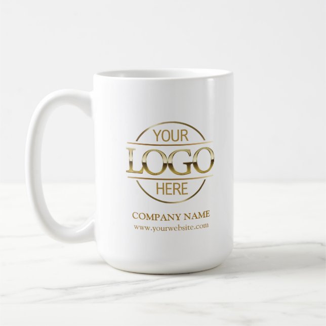Personalisiertes Firmenlogo Individuelles Firmenge Kaffeetasse (Links)