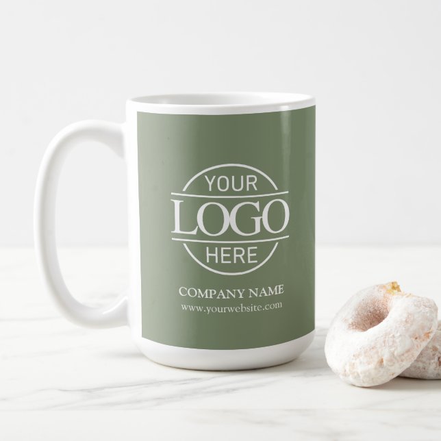 Personalisiertes Firmenlogo Individuelles Firmenge Kaffeetasse (Mit Donut)