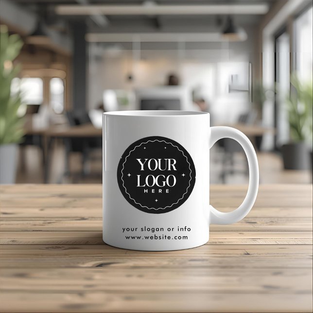 Personalisiertes Firmenlogo  | Individuelles Gesch Kaffeetasse (Von Creator hochgeladen)