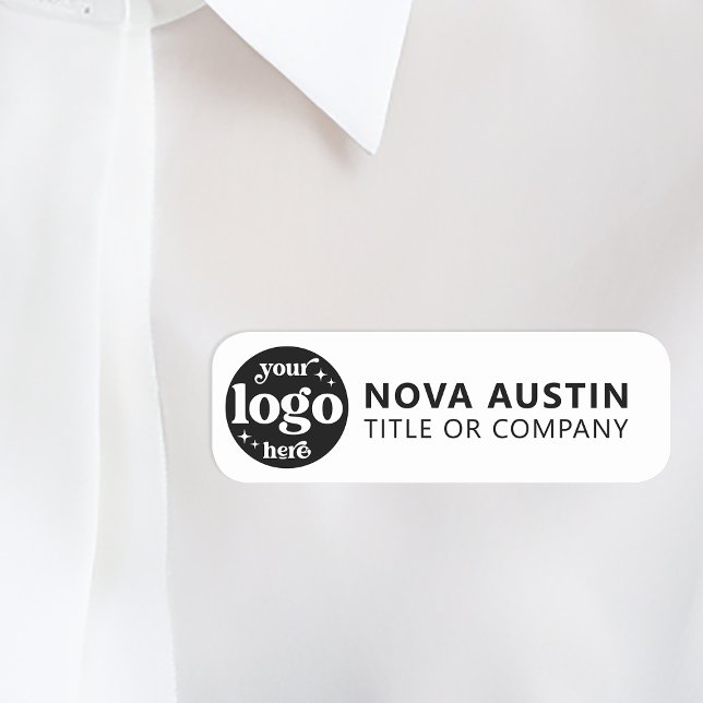 Personalisiertes Firmenlogo Mitarbeiter von Magnet Namensschild (Von Creator hochgeladen)