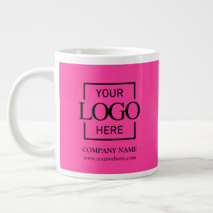 Personalisiertes Firmenlogo-Mitarbeitergeschenk Jumbo-Tasse
